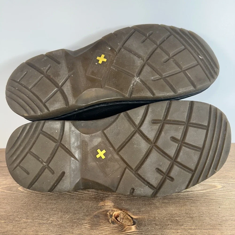Dr. Martens Split Toe 3 Eyelet Shoes Mens SZ 9US 42EU Air Cushioned Soles Black